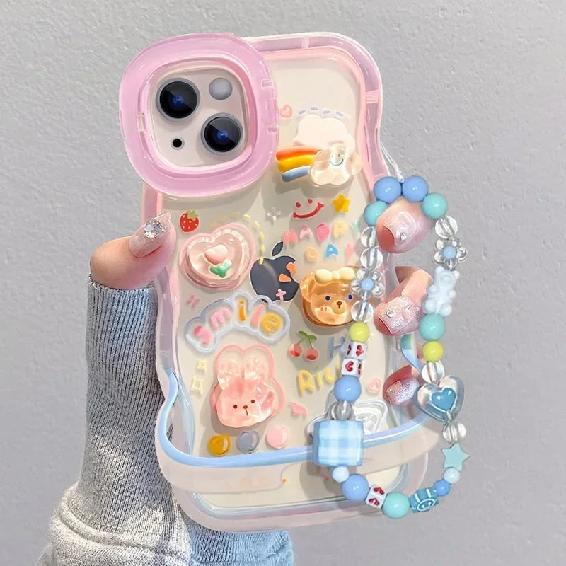 Bead Chain Aesthetic Phone Case